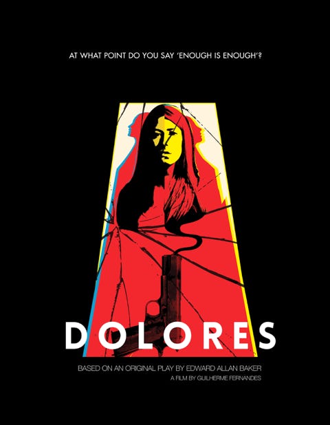 Poster for the Play Dolores - Director Guilherme Fernandes